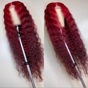 24’ Cranberry 360 lace front wig